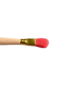 Coral watercolor paint brush stroke artwork with a creative abstract texture for modern art backgrounds.