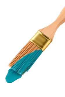 Teal watercolor paint brush stroke artwork creating a modern abstract background for artistic design projects.