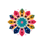 Hand-painted mandala decorative art plate with intricate traditional patterns and detailed artistic craftsmanship.