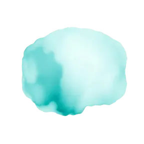 Teal abstract paint splash artwork featuring a soft watercolor texture for modern artistic and creative designs.