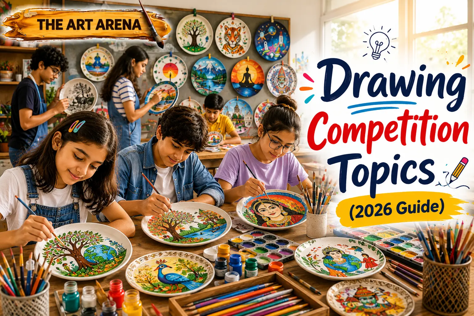 Drawing Competition Topics for Students (2026): 100+ Fresh & Creative Ideas